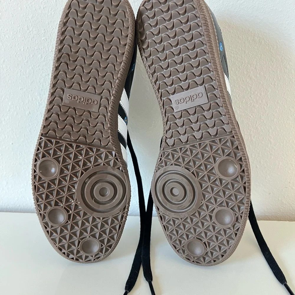 Adidas Samba OG Light Blue Floral Sneakers Women’s 10 New (No Box) - Picture 7 of 8